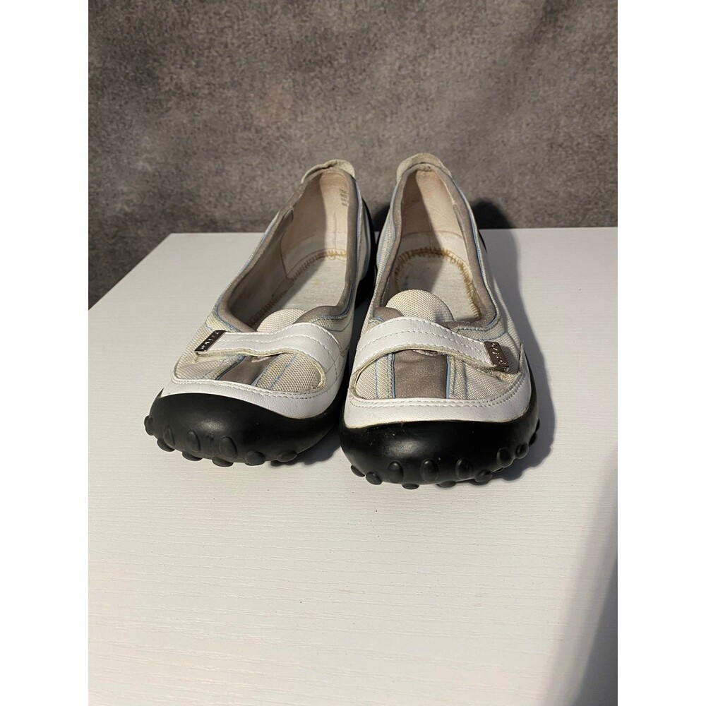 Privo by Clarks Women's Flats Shoes Size 8.5M White/Black No Insoles